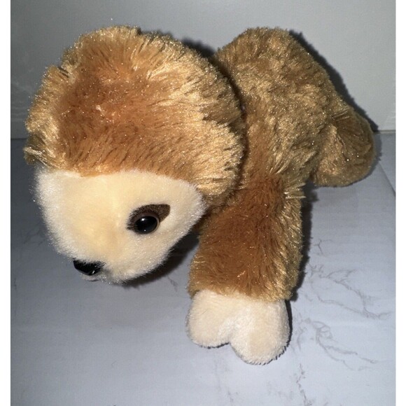 Sloth Two Toed Aurora Plush Stuffed Animal Toy Cute‎ Cuddly Wild Zoo Animal 8" - Picture 1 of 5